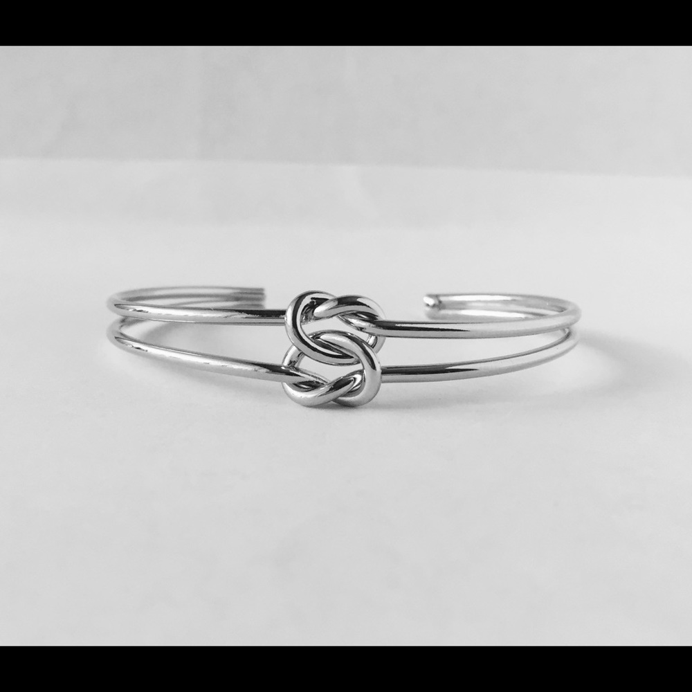 Double love knot bracelet